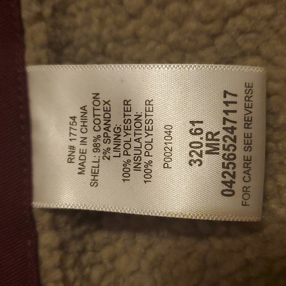 Polar King By Key Womens Purple Quilted Barn Jacket Size Medium Regular - Picture 3 of 10